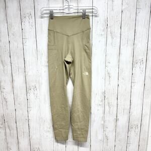 The North Face Pants Women Size XS Tan Midiline‎ High Rise 7/8 Ankle Leggings